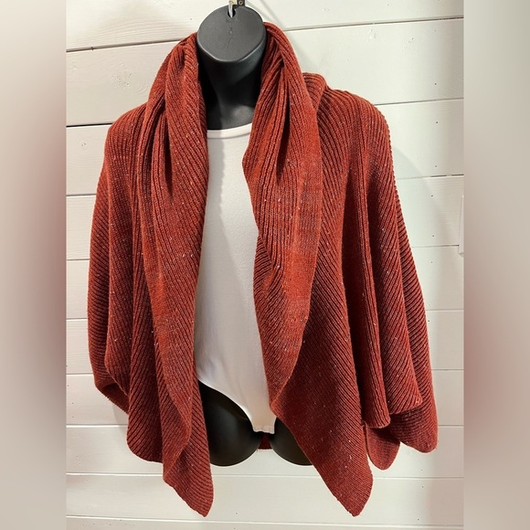 Atelier LUCIE BOURNIVAL orange 🧶 knit vest one size - Picture 7 of 9
